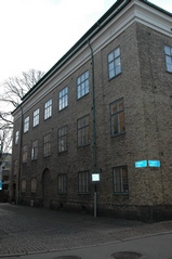 Fasaden mot Köpmansgatan