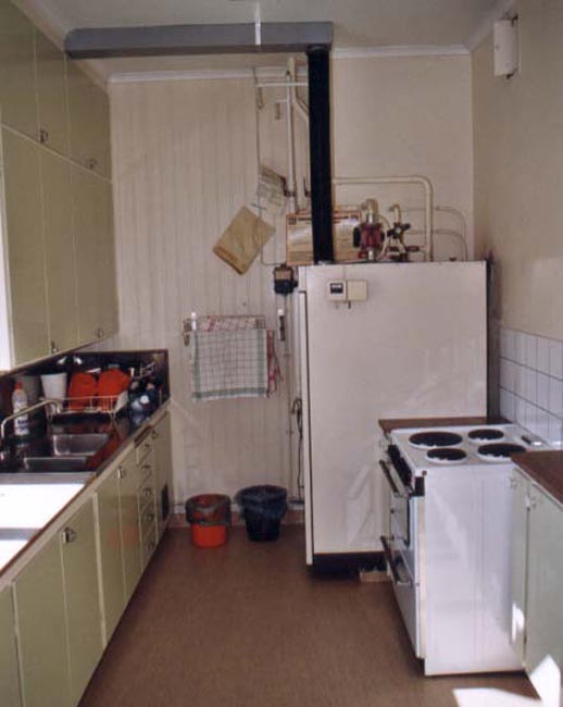 Kombinerat kök och pannrum