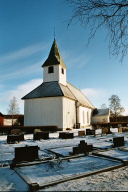 Exteriör av Varnums kyrka. Neg.nr. B963_008:22. JPG. 