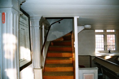 Läktartrappa i Varnums kyrka. Neg.nr. B963_008:11. JPG.