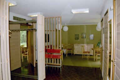 Ekås församlingshem, entréhall. Neg.nr. B959_020:15. JPG.