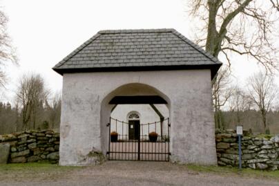 Stigluckan till Borgstena kyrka.