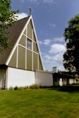 Exteriör av Sandareds kyrka. Neg.nr. B959_020:03. JPG. 