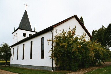 Lagmansereds kyrka, uppförd 1935 efter ritningar av Axel Forssén. Neg.nr. B961_004:04. JPG. 