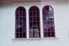 Hällestads kyrka exteriör fönster på södra fasaden. Negnr 01/266:25a