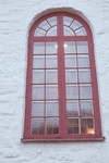 Gökhems kyrka exteriör fönster