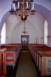 Åsle kyrka interiör södra korsarmen. Negnr 01/277:29