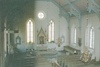 Dala kyrka interiör sydöstvy. Negnr 01/284:27a