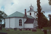 Stenstorps kyrka exteriör nordöstvy. Negnr 01/269:13a