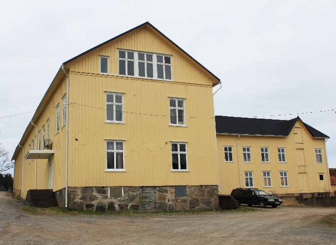 Petterson & Tisells fabriksbyggnad från sydost 