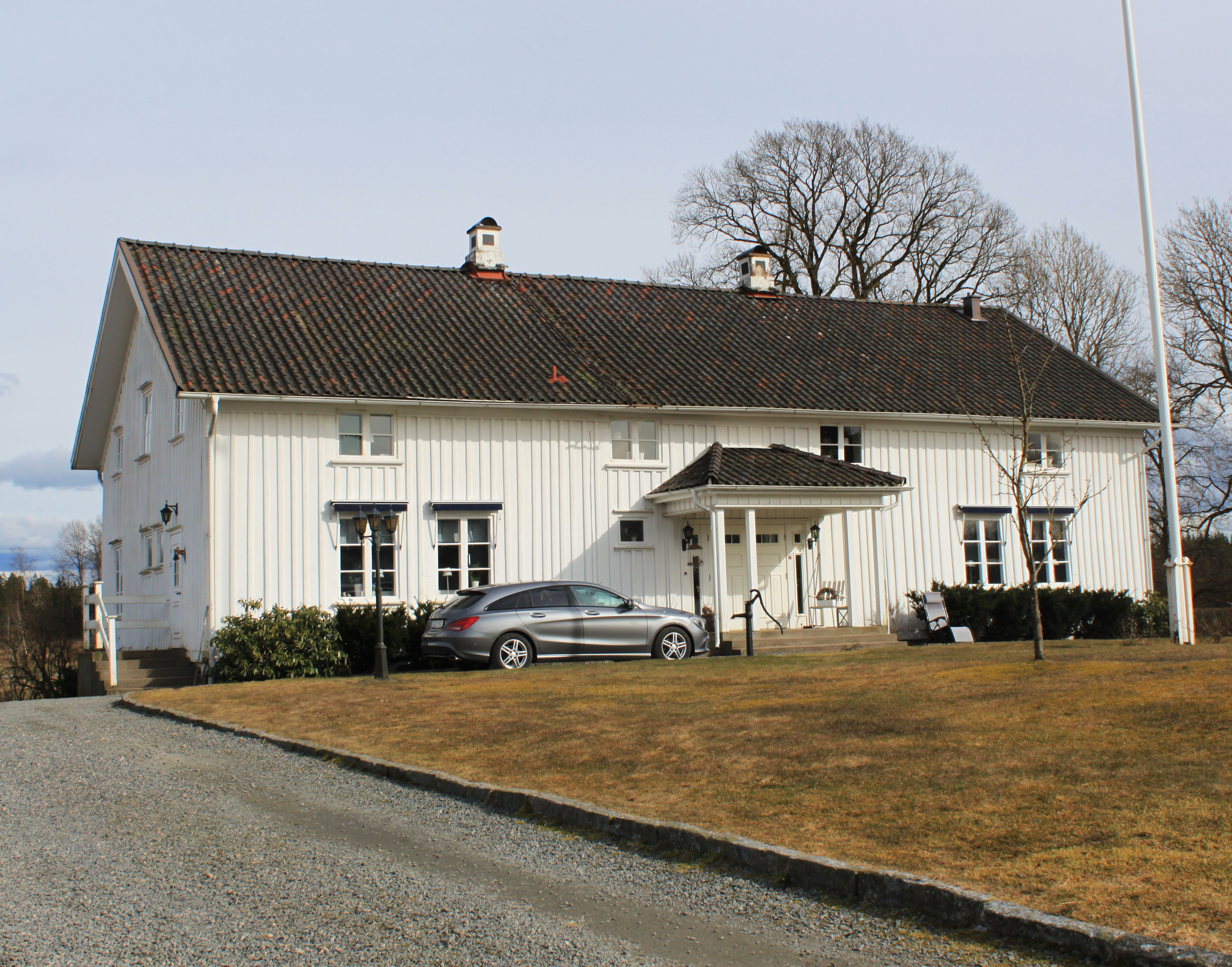 Mangårdsbyggnaden på Andersgården ifrån öst. 