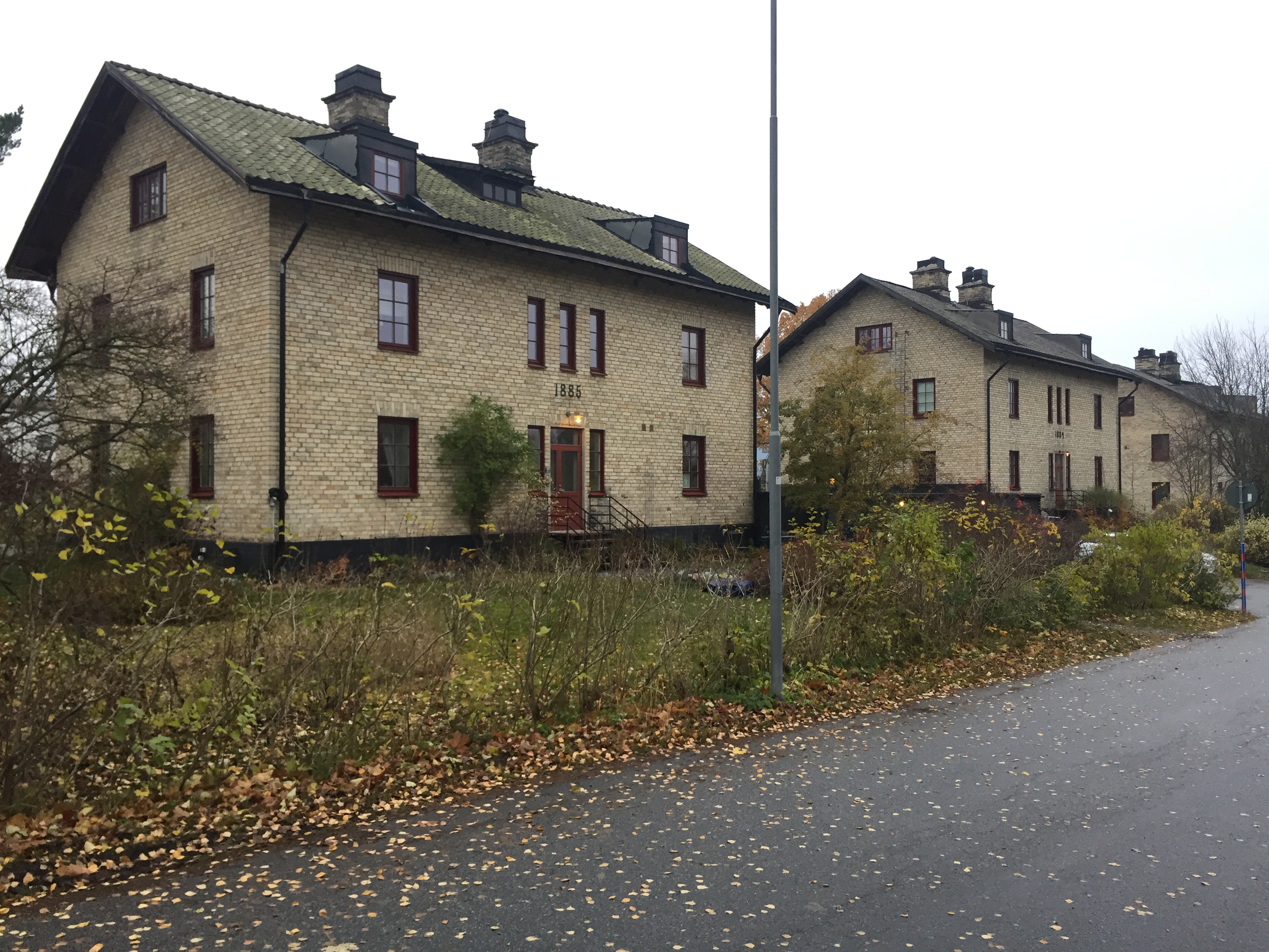 Kullenhusen längs med Kvarntorpsvägen, 2018.