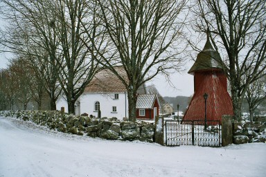 Mjäldrunga kyrka och kyrkogård. Neg.nr. B961_032:13. JPG. 