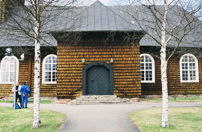 Norra Ny kyrka, södra fasaden.