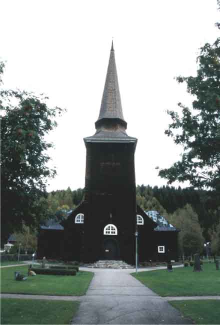 Norra Ny kyrka, från väster.