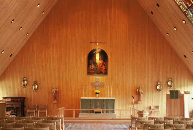 Norra Finnskoga kyrka, koret.