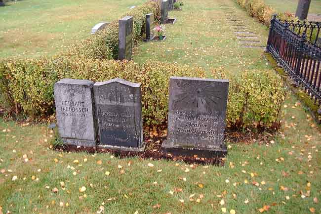 Norra Finnskoga kyrka och kyrkogård. 