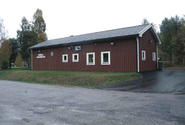 Norra Finnskoga kyrka och kyrkogård, ekonomibyggnad.