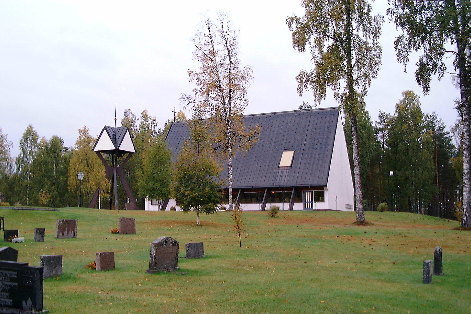 Norra Finnskoga kyrka från nordost. 