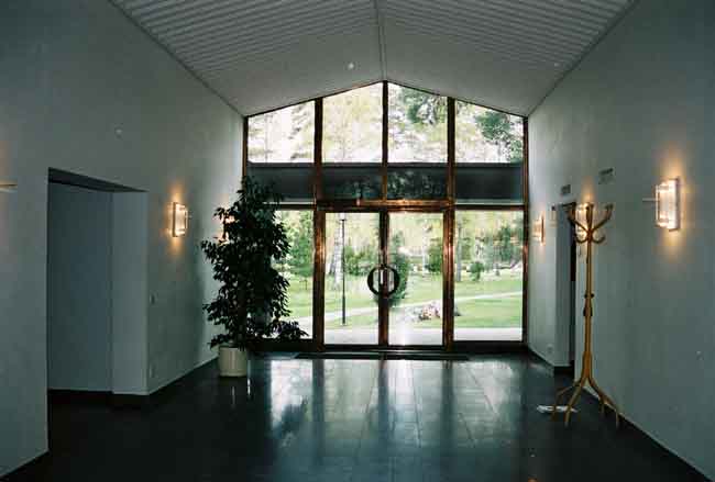 Korsets kapell, interiör, entréhall.