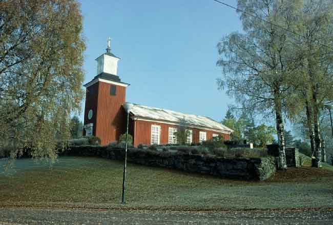 Bogens kyrka från sv.