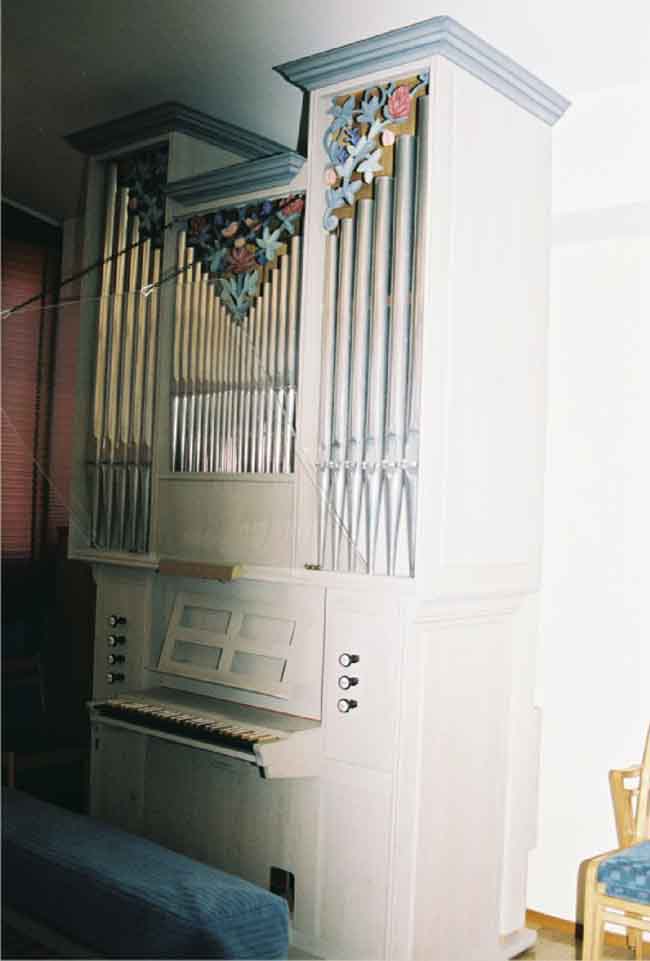 Karlbergskyrkan, interiört, orgeln.