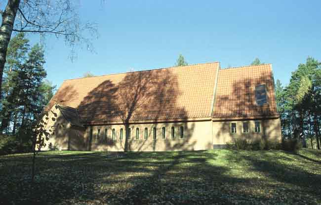 Björneborgs kyrka från söder.