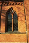 Kristinehamns kyrka, fönster i södra fasaden.