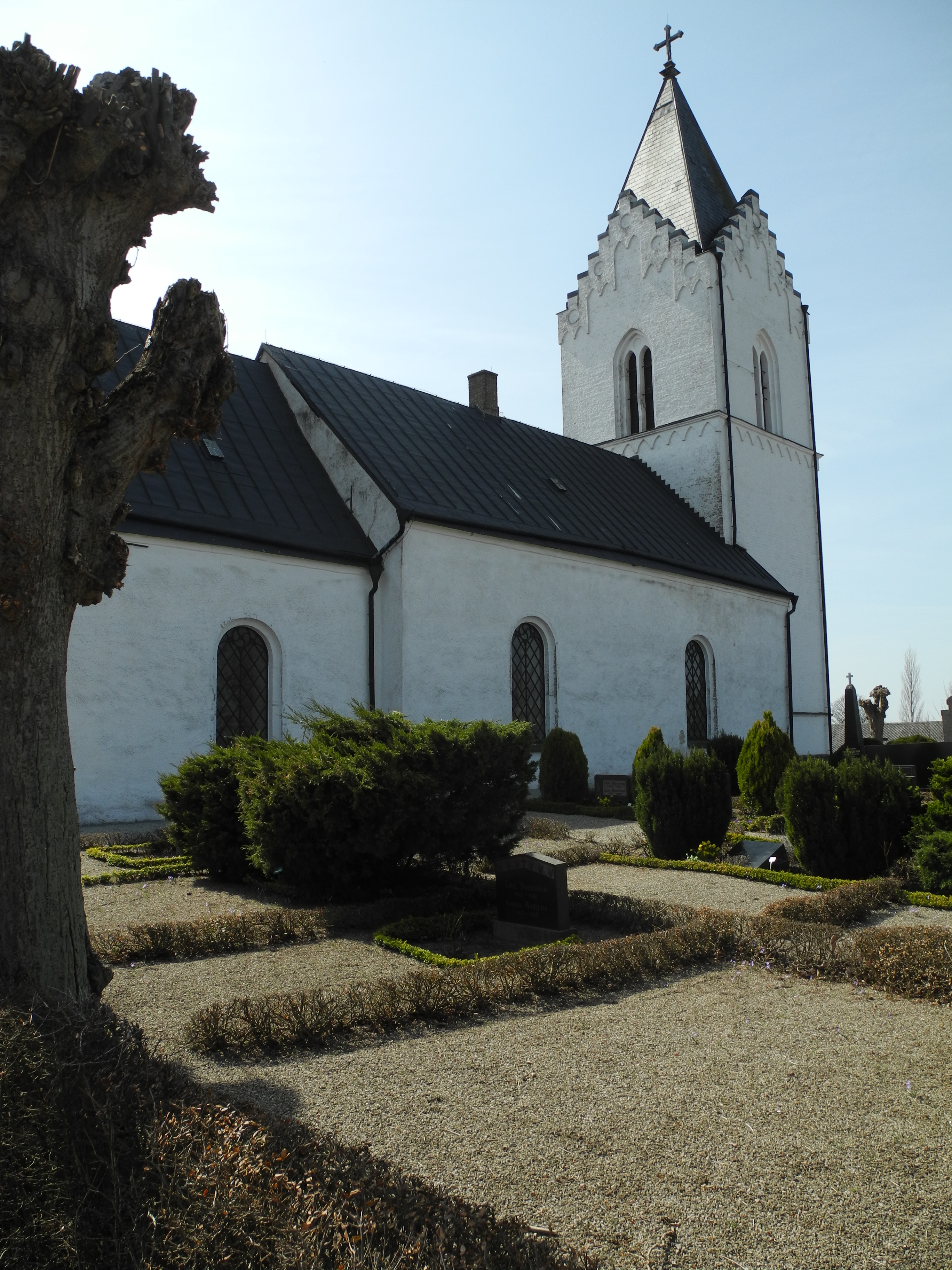 Särslövs kyrka, från nordost.