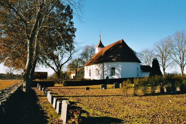 Fölene kyrka och kyrkogård. Neg.nr. B961_012:09. JPG. 