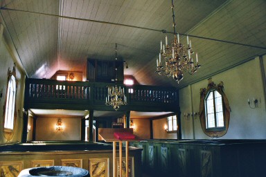 Interiör av Kyrkås kyrka. Neg.nr. 04/157:17. JPG.