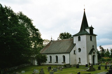 Exteriör av Bärebergs kyrka. Neg.nr. 04/163:04. JPG. 