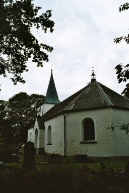 Exteriör av Bärebergs kyrka. Neg.nr. 04/164:22. JPG. 