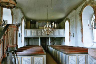 Interiör av Fåglums kyrka. Neg.nr. 04/159:20. JPG.