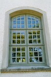 Ursprungligt fönster på Nossebro kyrka. Neg.nr. 04/154:22. JPG. 