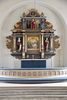 Altaruppsatsen och altarringen i Södra Rörums kyrka