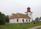 Äspinge kyrka sedd från sydost