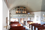 Utblick mot orgelläktaren i väster från predikstolen