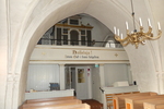 Västra orgelläktaren med Strandorgel från 1836