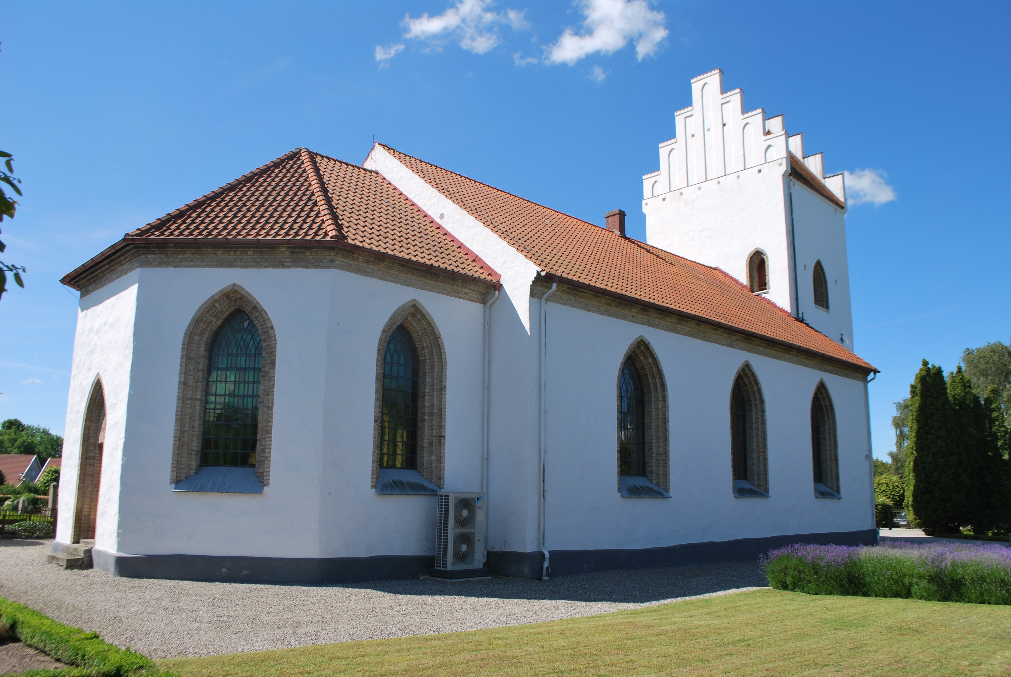 Eskilstorps kyrka, fasad mot nordöst
