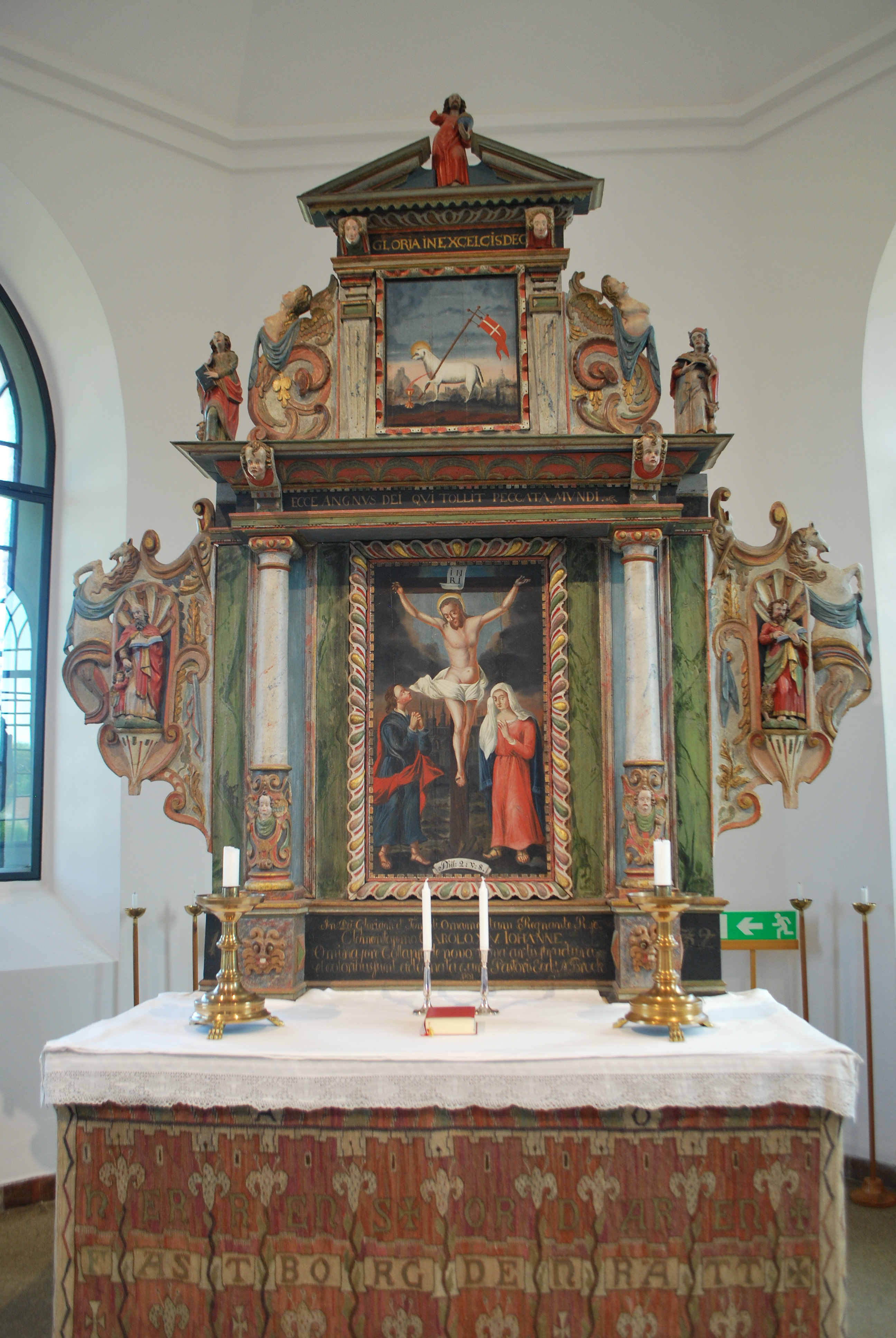 Altaruppsatsen i Eskilstorps kyrka