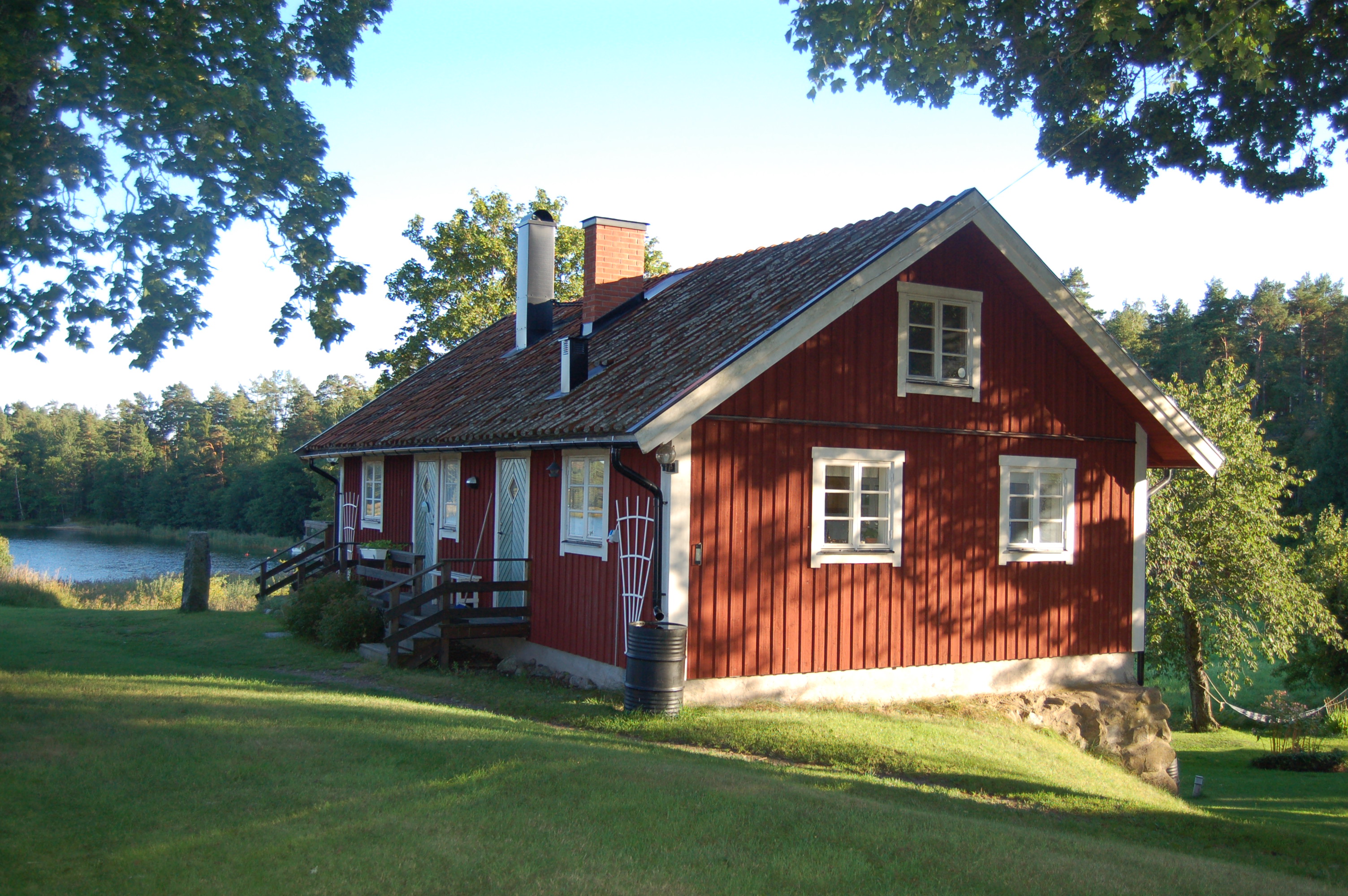 Bostadshus vid Själviks gård.