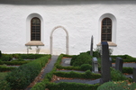 Portal på fasaden i Västra Nöbbelövs kyrka