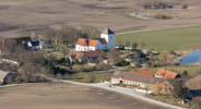 Grönby kyrka sedd från nordost