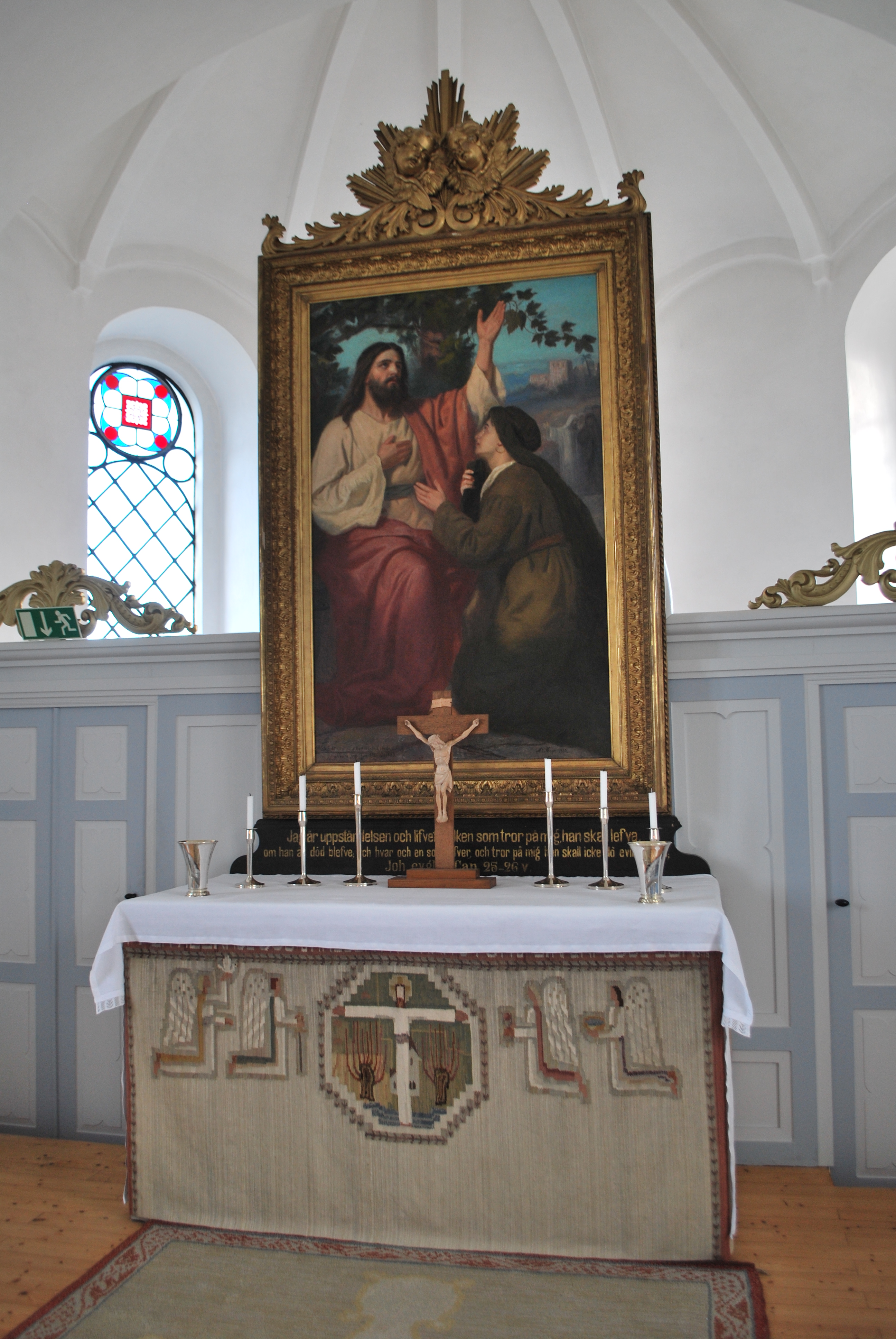 Altaruppsatsen i Lilla Isie kyrka