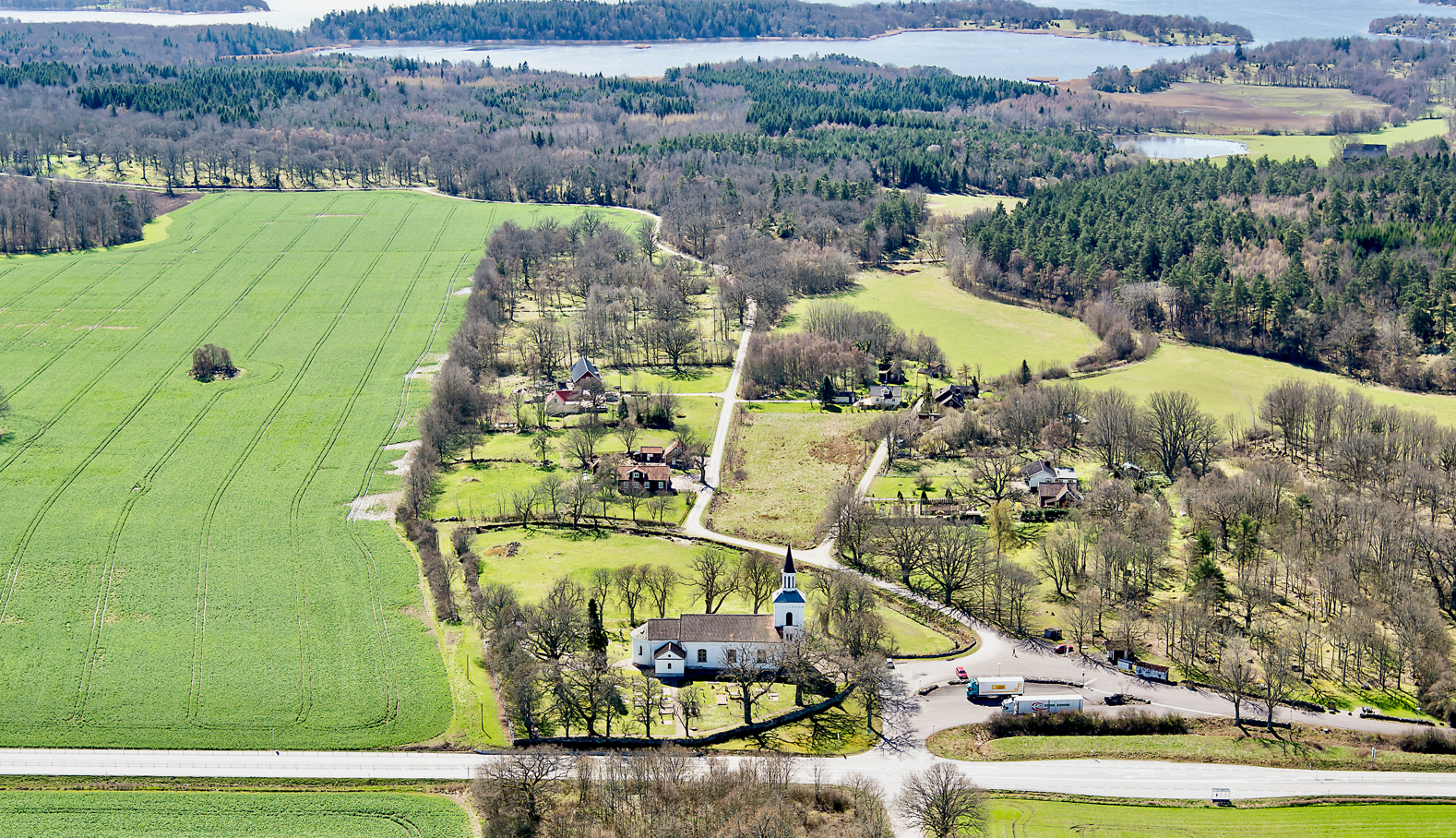 Förkärla kyrka sedd från norr