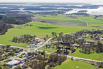 Listerby kyrka sedd från nordväst