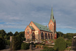 Södra Åsums kyrka sedd från sydväst