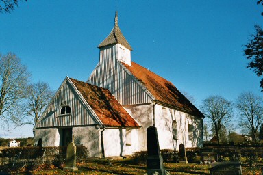 Exteriör av Fölene kyrka. Neg.nr. B961_012:11. JPG. 