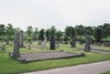 "Nya kyrkogården". Foto från sydöst. 